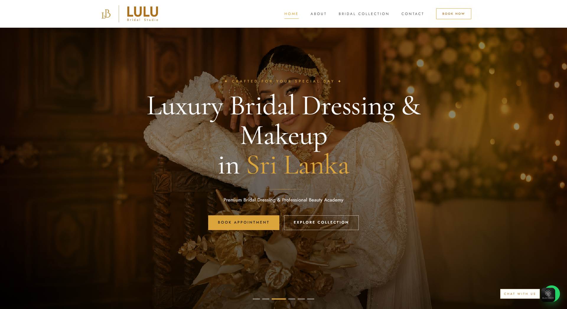 Lulu Bridal Studio & Academy Website
